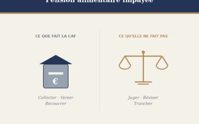 Pension alimentaire impayée : la CAF automatise, l’avocat défend.